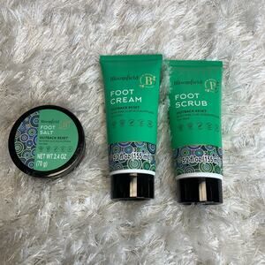 Bloomfield New unused Foot Care Set Scrub Cream Salt